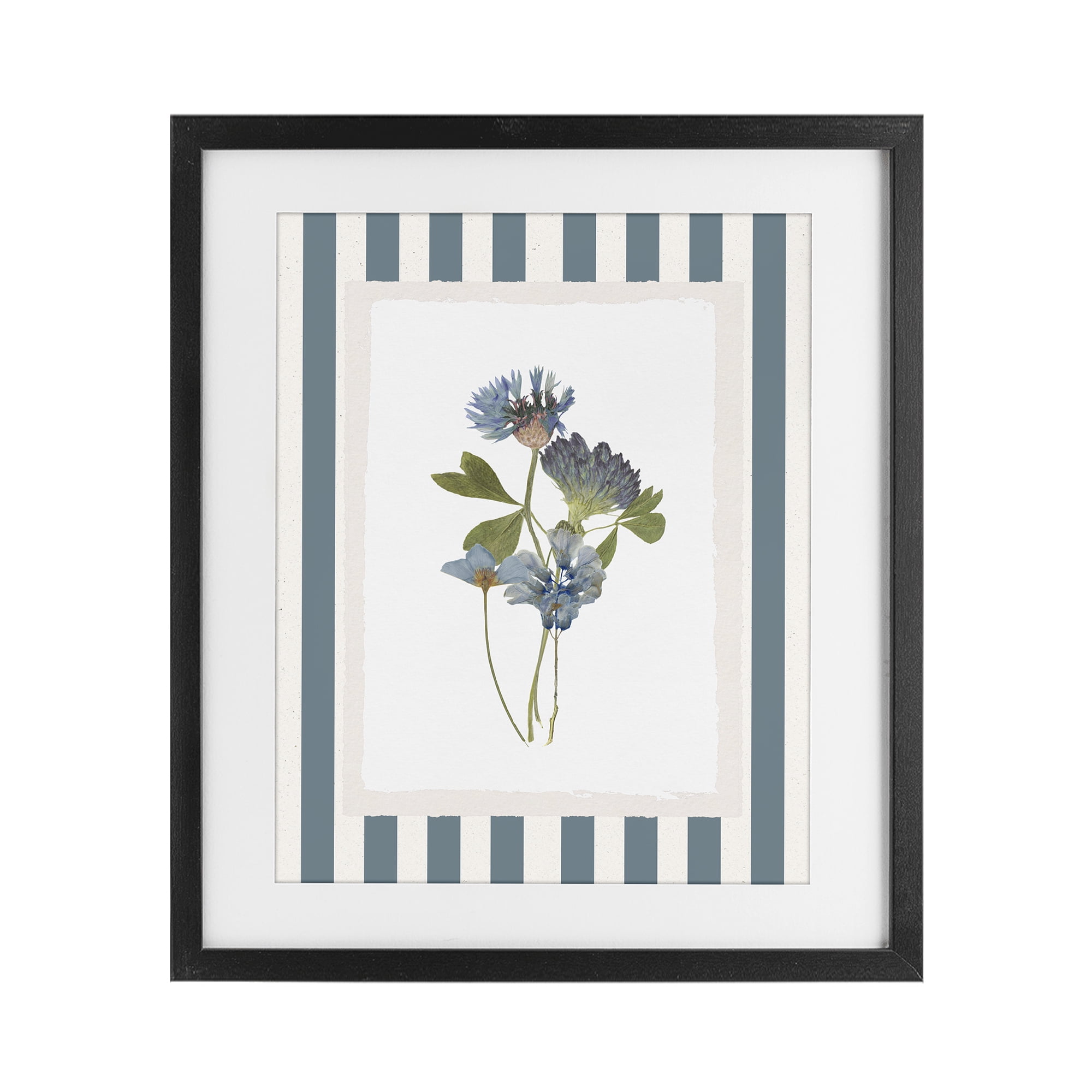 Stupell Industries Summer Memories Flowers Black Framed Print Under Glass, design by Val Rhodes