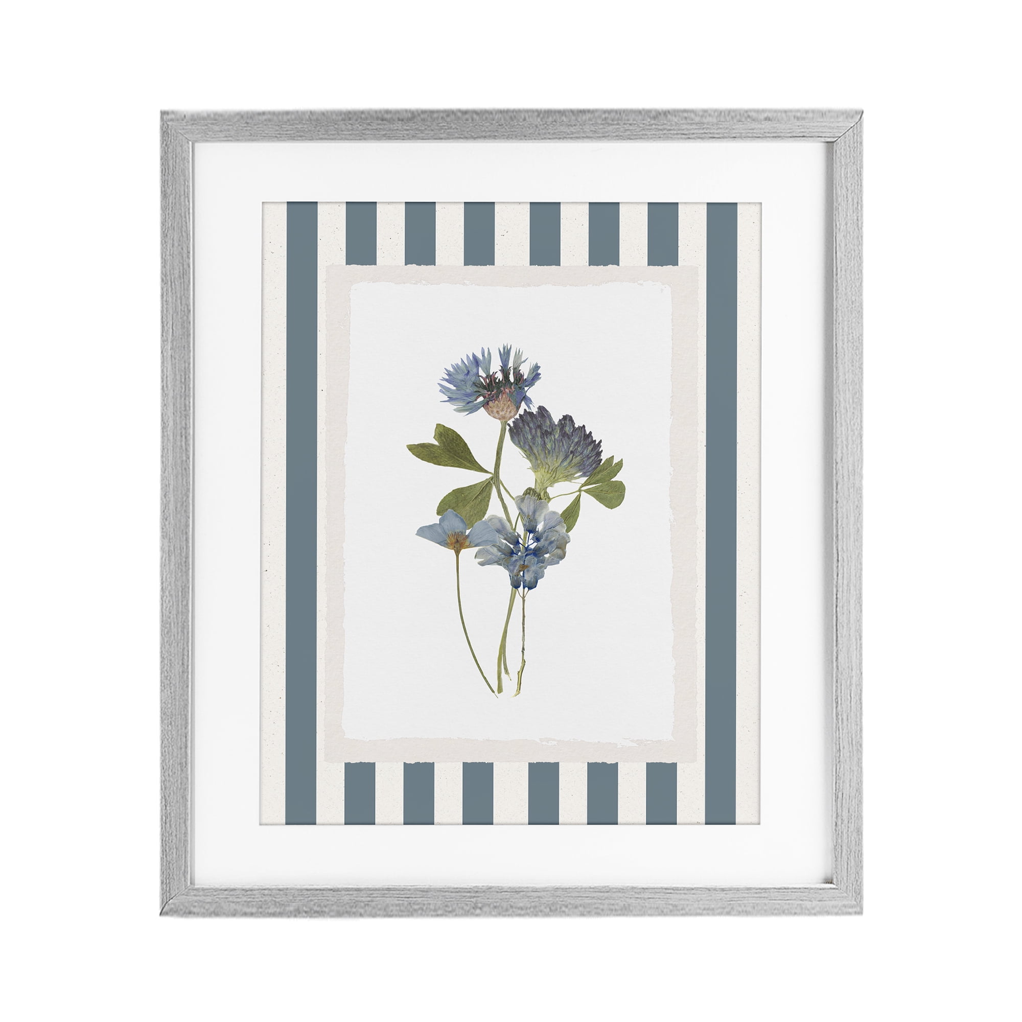 Stupell Industries Summer Memories Flowers Gray Framed Print Under Glass, design by Val Rhodes