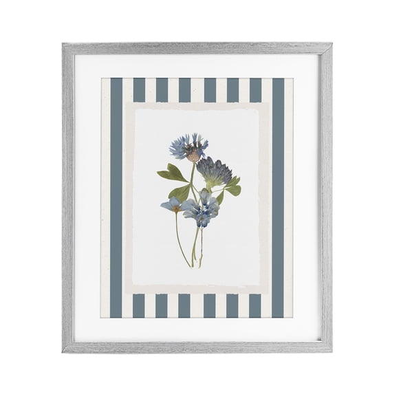 Stupell Industries French Country Summer Memories Flowers Gray Framed Print Under Glass, 13 x 16, by Val Rhodes