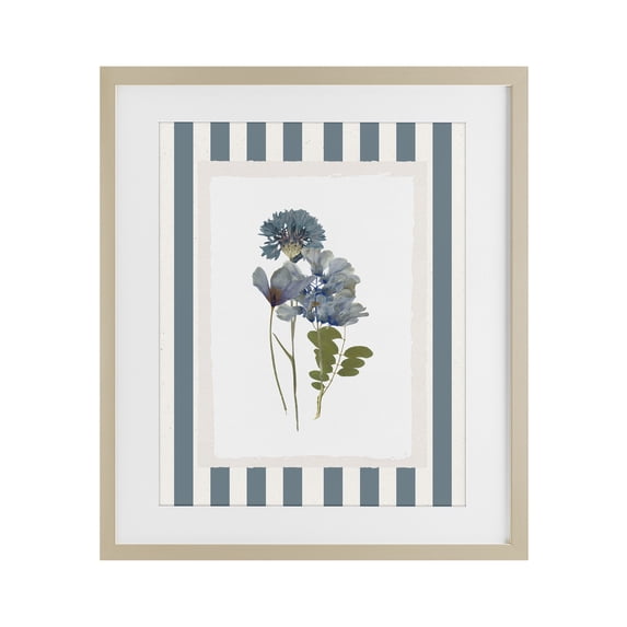 Stupell Industries French Country Summer Memory Flowers Birch Framed Print Under Glass, 13 x 16, by Val Rhodes