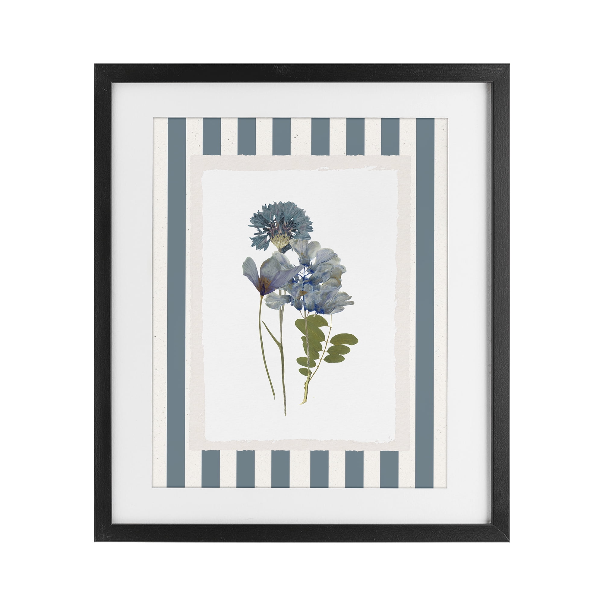 Stupell Industries Summer Memory Flowers Black Framed Print Under Glass, design by Val Rhodes