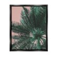 thumbnail image 1 of Stupell Industries Summer Overhead Palm Tree Photograph Jet Black Floating Framed Canvas Print Wall Art, Design by Lil' Rue, 1 of 6