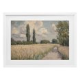 thumbnail image 1 of Stupell Industries Traditional Summer Path Between Poplars White Framed Print Under Glass, 23 x 17, by Petals Prints Design, 1 of 8