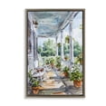 thumbnail image 1 of Stupell Industries French Country Summer Plant Filled Porch Brown Floating Frame Canvas Art, 17 x 25, by Franklyn Gregory, 1 of 8