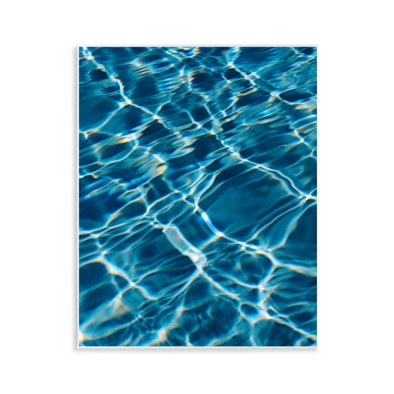 Stupell Industries Summer Pool Ripples Abstract Painting Unframed Art Print Wall Art, 11 x 14