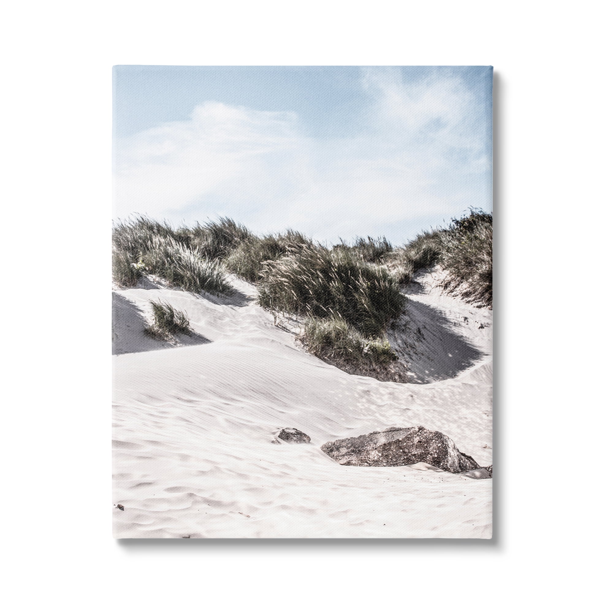 Stupell Industries Summer Sand Dunes Nature Photography Gallery Wrapped Canvas Print Wall Art, 24 x 30