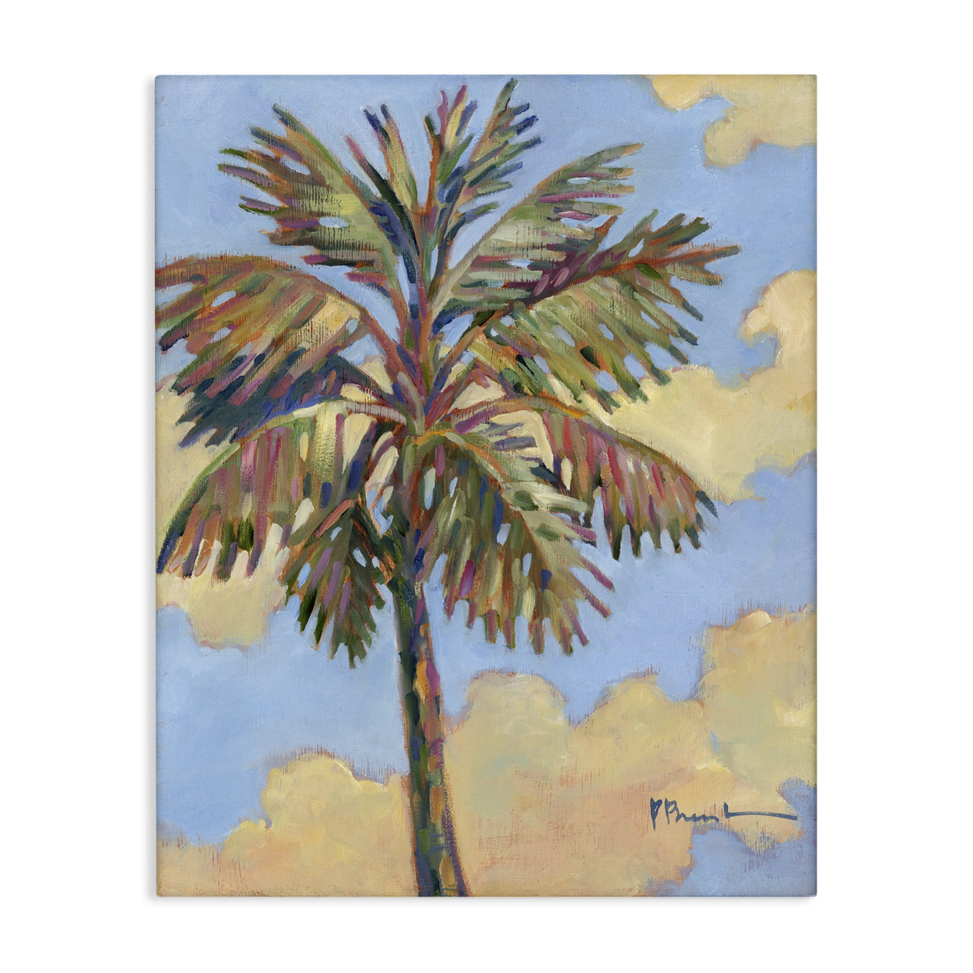 Stupell Industries Summer Santa Rosa Palm Landscape & Nature Painting Wrapped Canvas Art Print Wall Art, 16 x 20