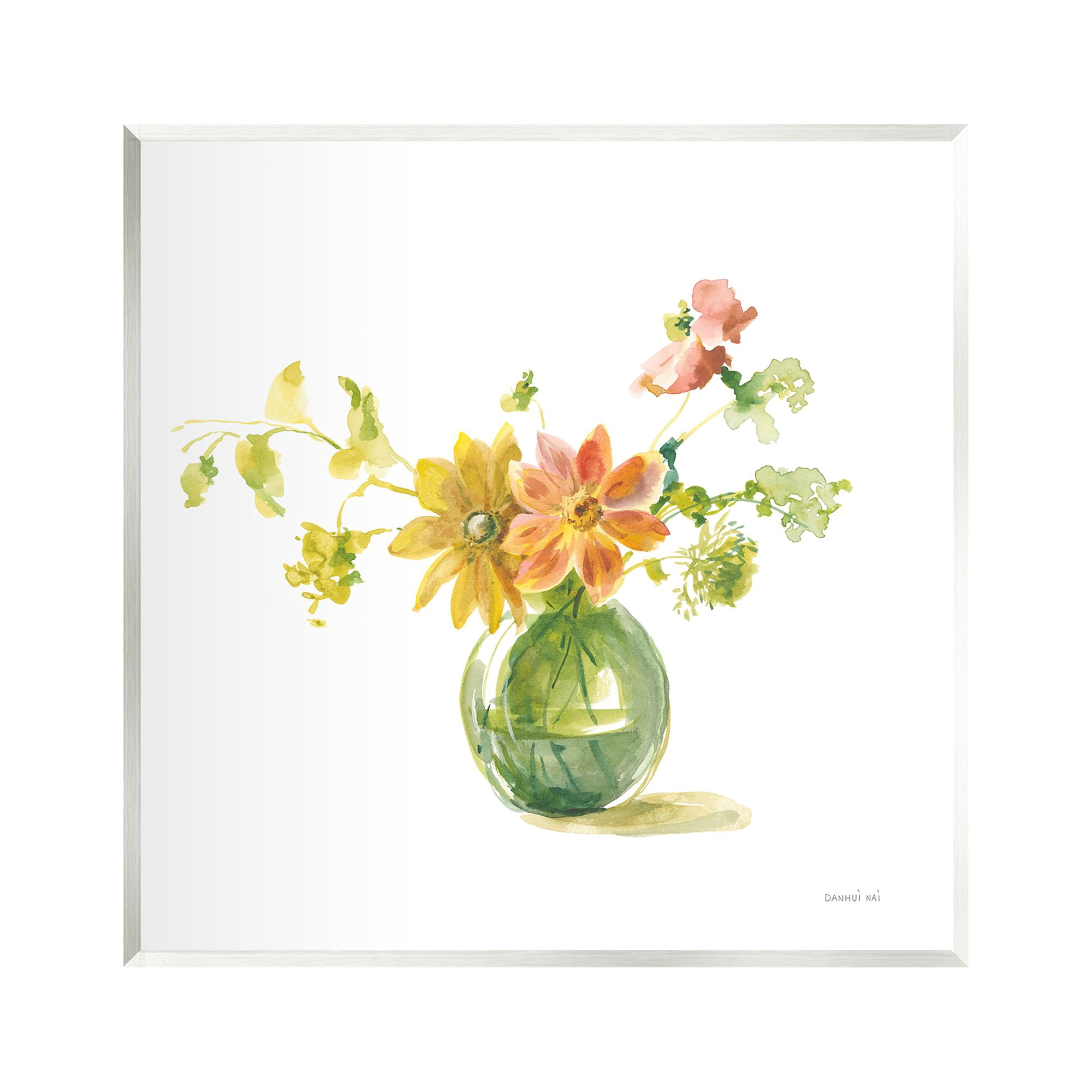Stupell Industries Summer Serenade Bouquet Botanical & Floral Painting Unframed Art Print Wall Art, 12 x 12