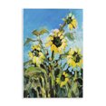 thumbnail image 1 of Stupell Industries Summer Sky Sunflower Field Contemporary Farm Florals Floral & Botanical Painting Unframed Art Print Wall Art, 13 x 19, 1 of 7