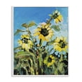 thumbnail image 1 of Stupell Industries Summer Sky Sunflower Field Contemporary Farm Florals Floral & Botanical Painting White Framed Art Print Wall Art, 30 x 24, 1 of 8