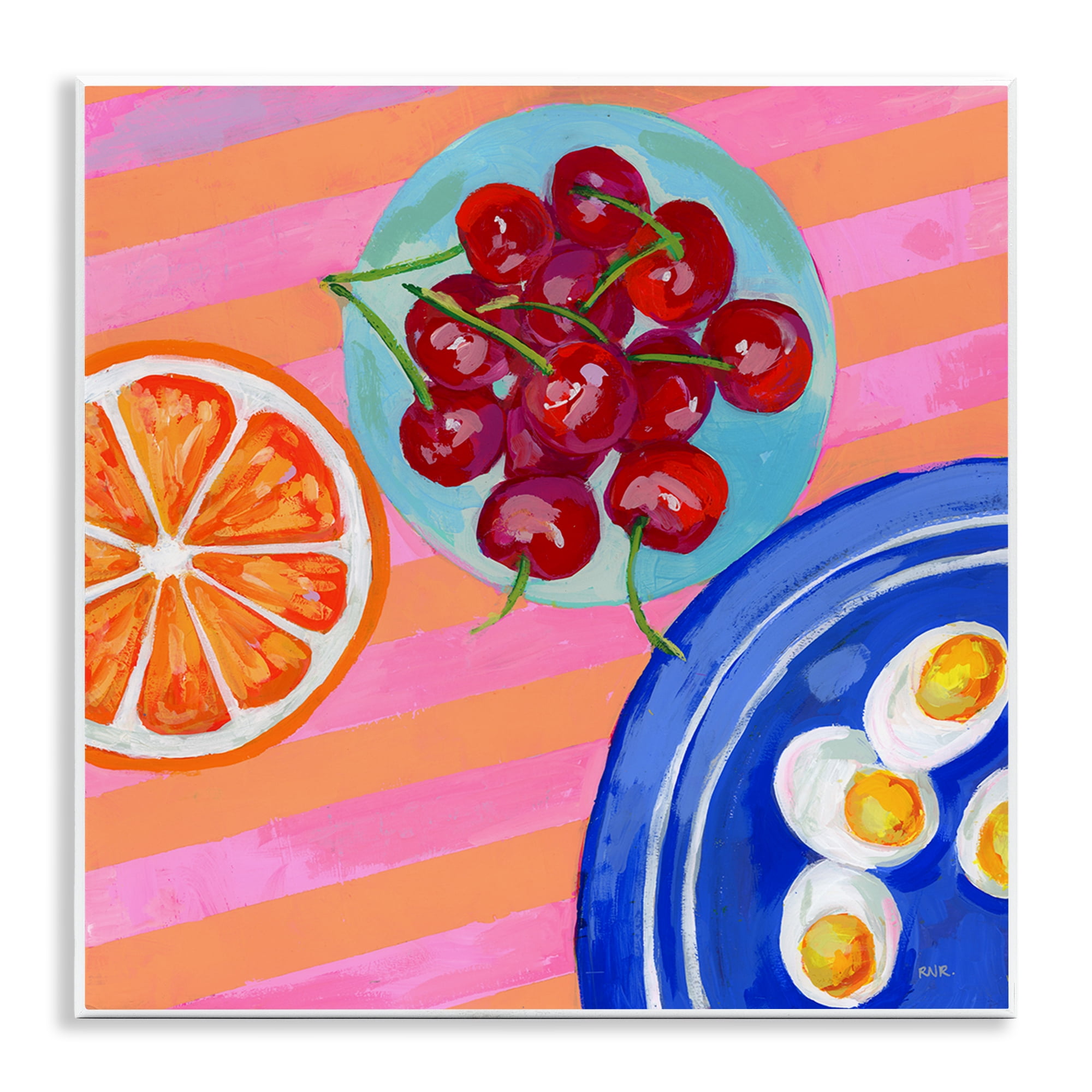 Stupell Industries Summer Snacks Picnic Blanket Wall Plaque Art, design by Rachael Reese