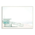 thumbnail image 1 of Stupell Industries Summer Sun Beach Coast Blue Lifeguard Shack Photography, 15 x 10, Design by Leah Straatsma, 1 of 4
