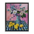 thumbnail image 1 of Stupell Industries Summer Table Bouquet Plants & Flowers Painting Black Floater Framed Canvas Art Print Wall Art, 17 x 21, 1 of 10