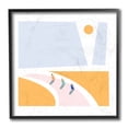 thumbnail image 1 of Stupell Industries Summer Vespa Bike Riders Abstract Block Landscape Black Framed, 12 x 12, Design by Victoria Kukla, 1 of 5