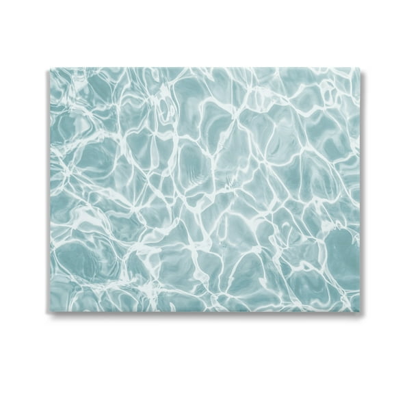 Stupell Industries Summer Water Ripples Landscape Painting Gallery Wrapped Canvas Art Print Wall Art, 20 x 16