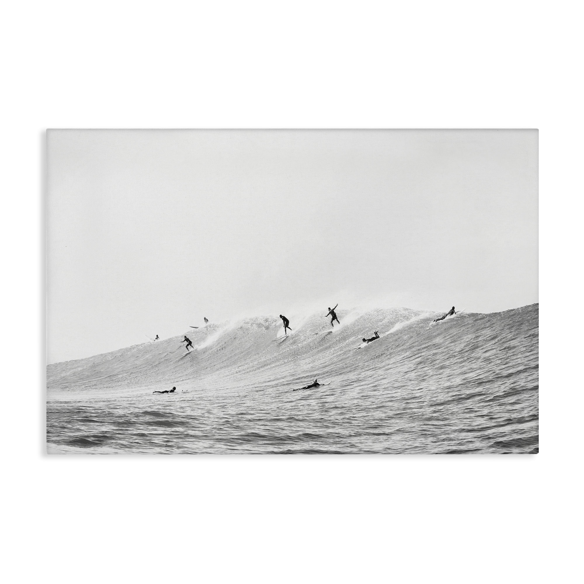 Stupell Industries Summer Wave Surfers Nautical & Beach Photography Wrapped Canvas Art Print Wall Art, 36 x 24