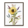thumbnail image 1 of Stupell Industries French Country Summer Wild Flower Bundle Brown Floating Frame Canvas Art, 17 x 21, by Carol Robinson, 1 of 7