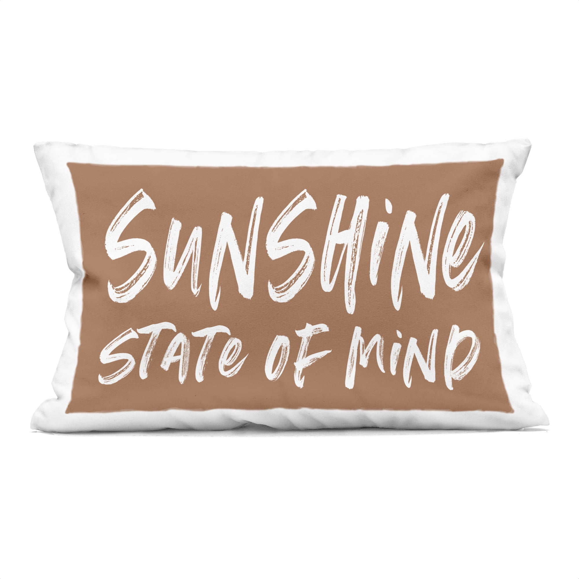 Stupell Industries Summery Sunshine State Of Mind Decorative Printed Throw Pillow, design by Lettered and Lined