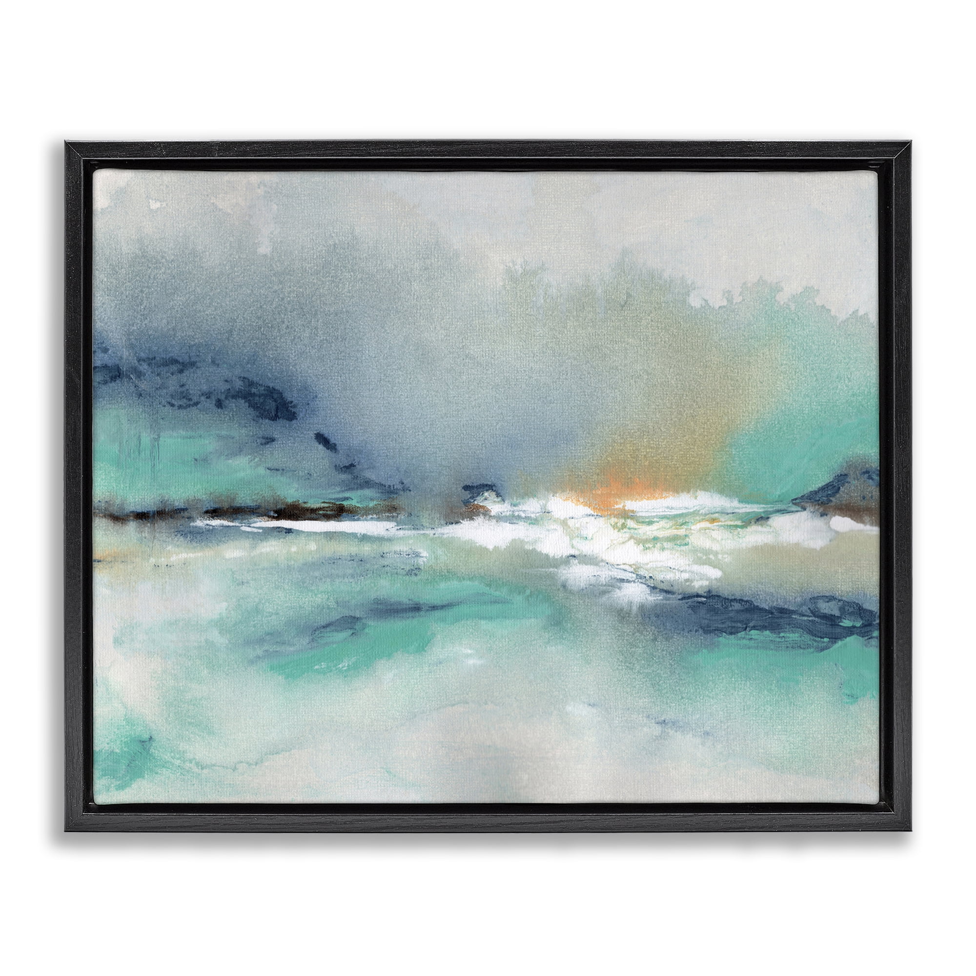 Stupell Industries Sun Bleached Crossing Black Framed Floater Canvas Wall Art, design by NLS Design