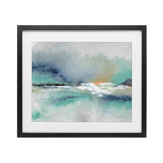 Stupell Industries Contemporary Sun Bleached Crossing Black Framed Print Under Glass, 16 x 13, by NLS Design