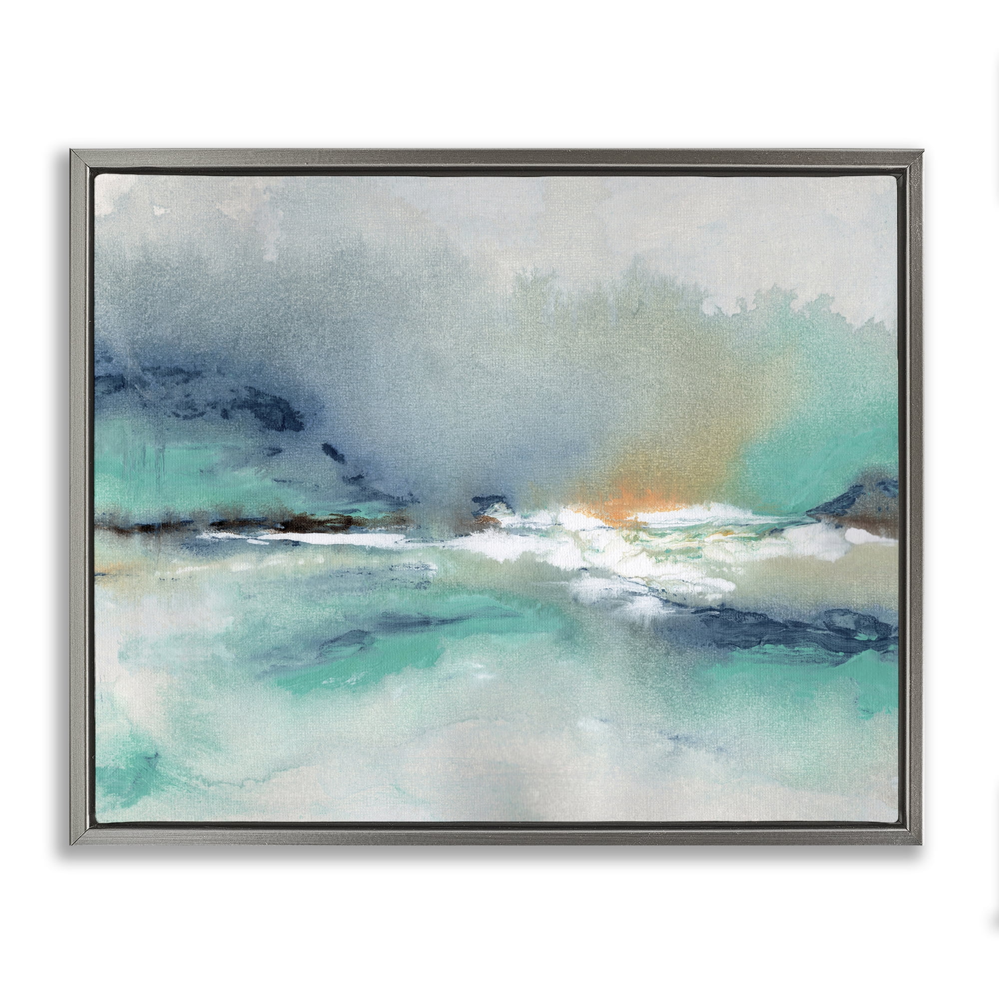 Stupell Industries Sun Bleached Crossing Gray Framed Floater Canvas Wall Art, design by NLS Design