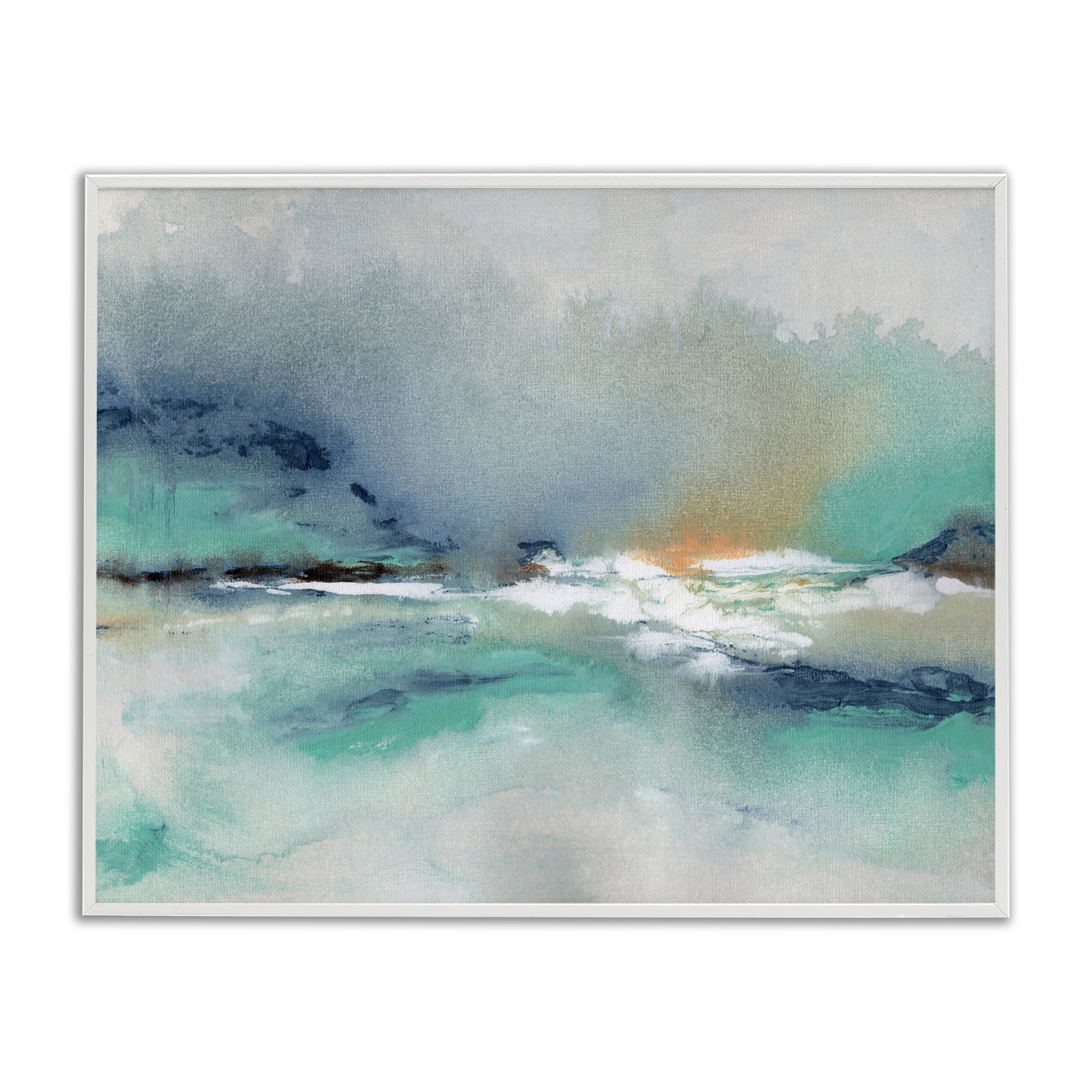 Stupell Industries Sun Bleached Crossing White Framed Giclee Art, design by NLS Design
