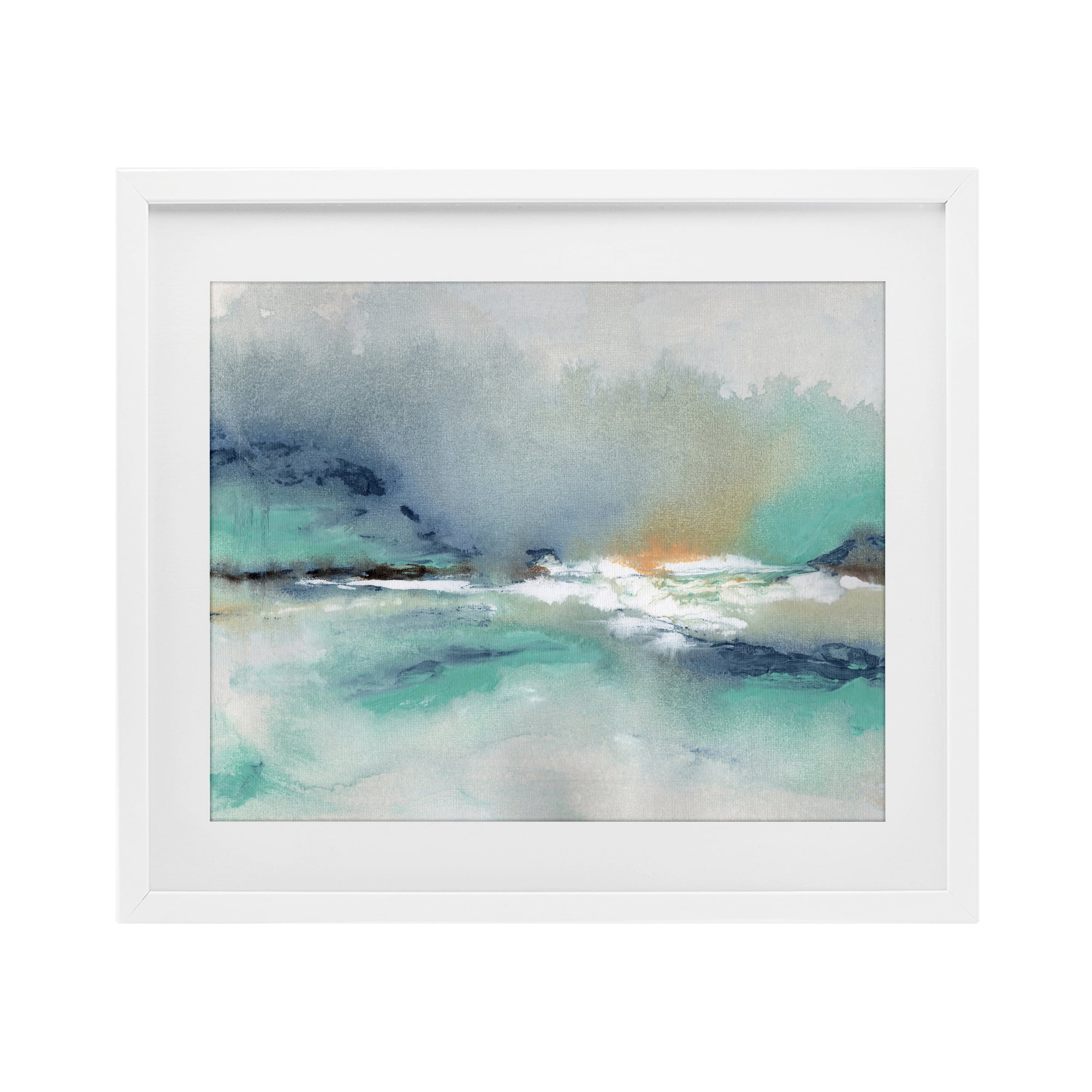 Stupell Industries Sun Bleached Crossing White Framed Print Under Glass, design by NLS Design