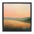 thumbnail image 1 of Stupell Industries Contemporary Sun Coming Up Over Meadow Black Floating Frame Canvas Art, 18 x 18, by Creative Studio, 1 of 8