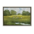 thumbnail image 1 of Stupell Industries Sun Grazing Sheep Landscape & Nature Painting Brown Floater Framed Canvas Art Print Wall Art, 25 x 17, 1 of 10