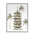thumbnail image 1 of Stupell Industries Sun Pagoda Building Tropical Palms Glam Architecture, 16 x 20,Design by Ziwei Li, 1 of 5