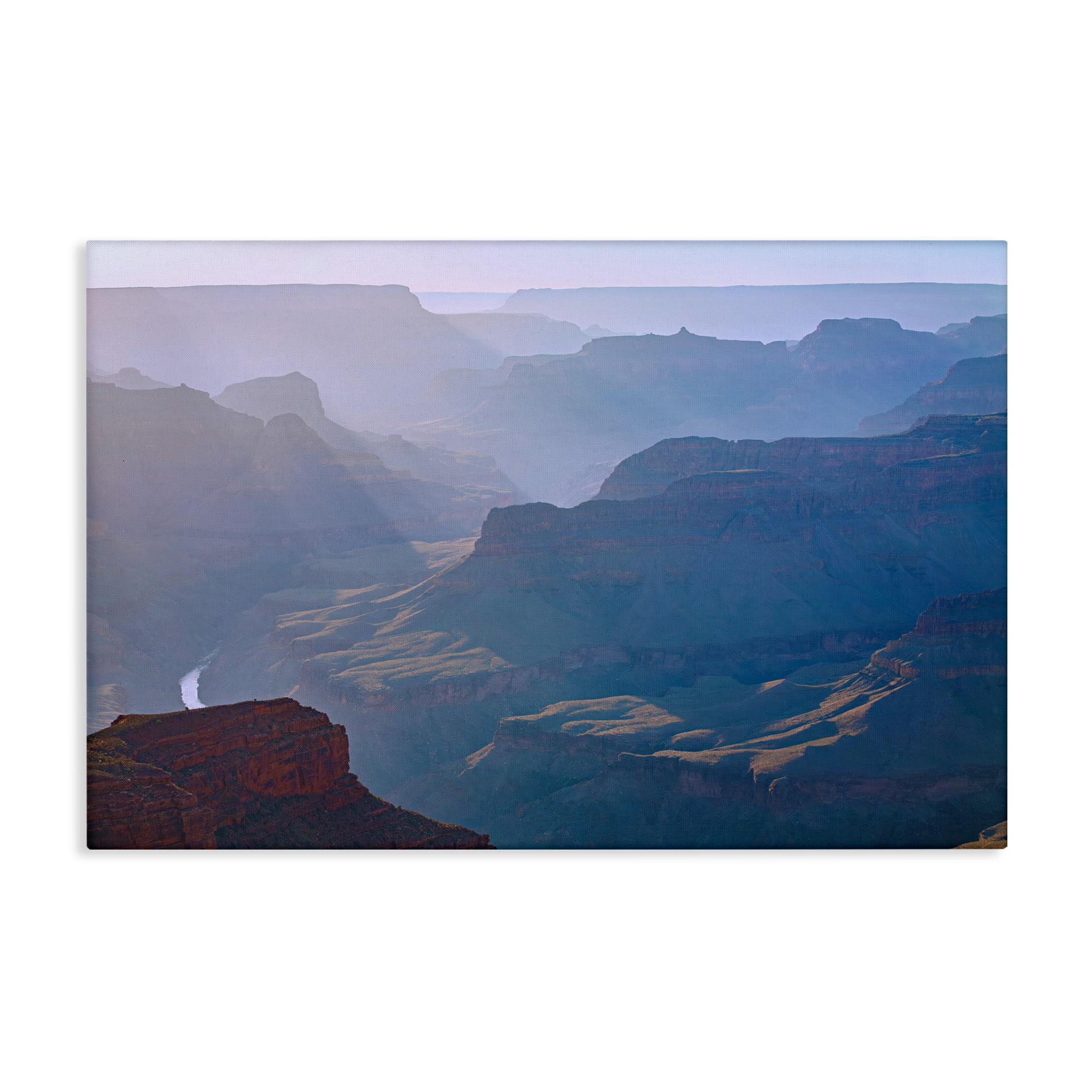 Stupell Industries Sun Rays Mountain Mesa Landscape & Nature Photography Wrapped Canvas Art Print Wall Art, 30 x 20