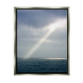 thumbnail image 1 of Stupell Industries Sun Rays Shining Ocean Clouds Coastal Photography Gray Floater Framed Art Print Wall Art, 1 of 6