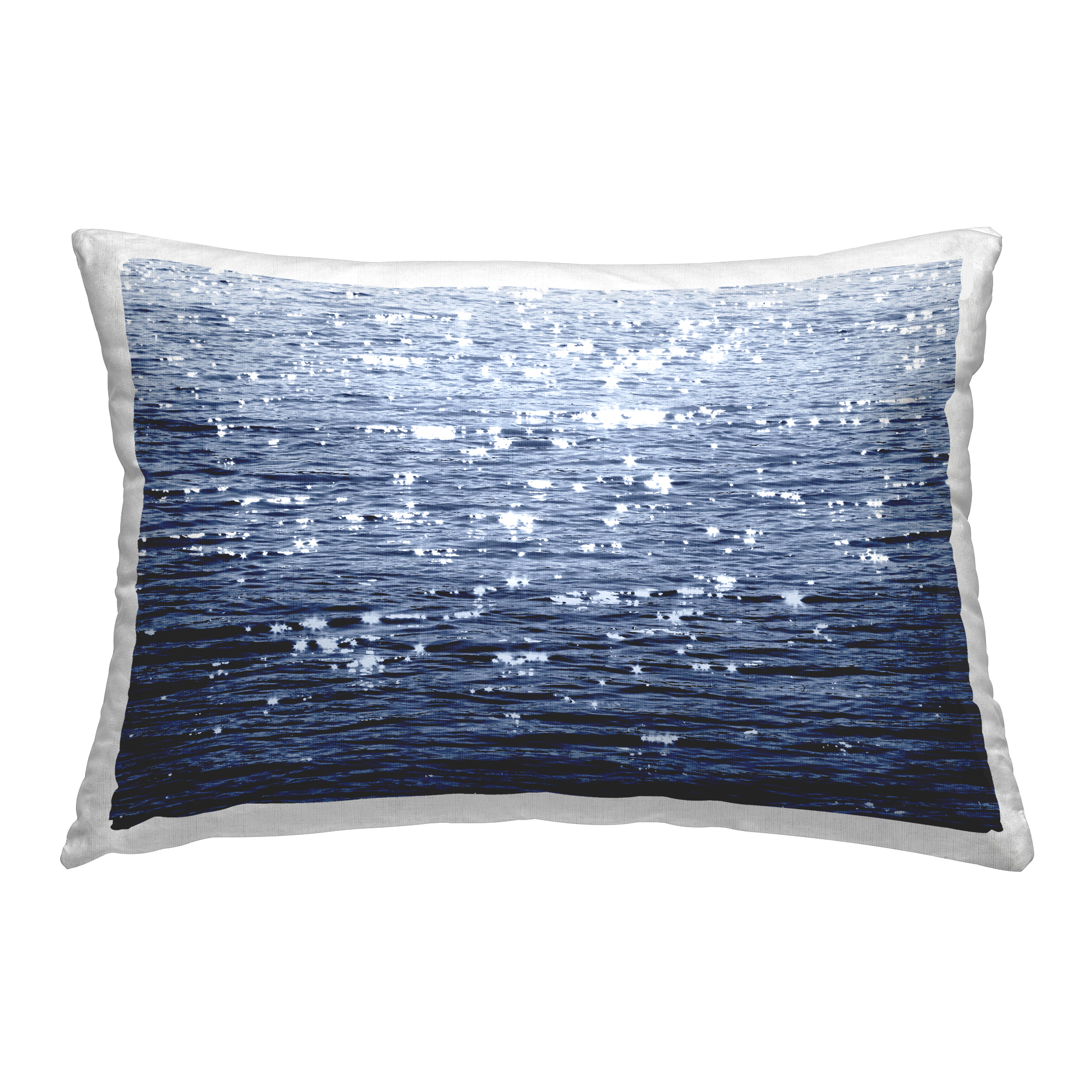 Stupell Industries Sun Reflecting on Sea Decorative Printed Throw Pillow Design by Maggie Olsen.