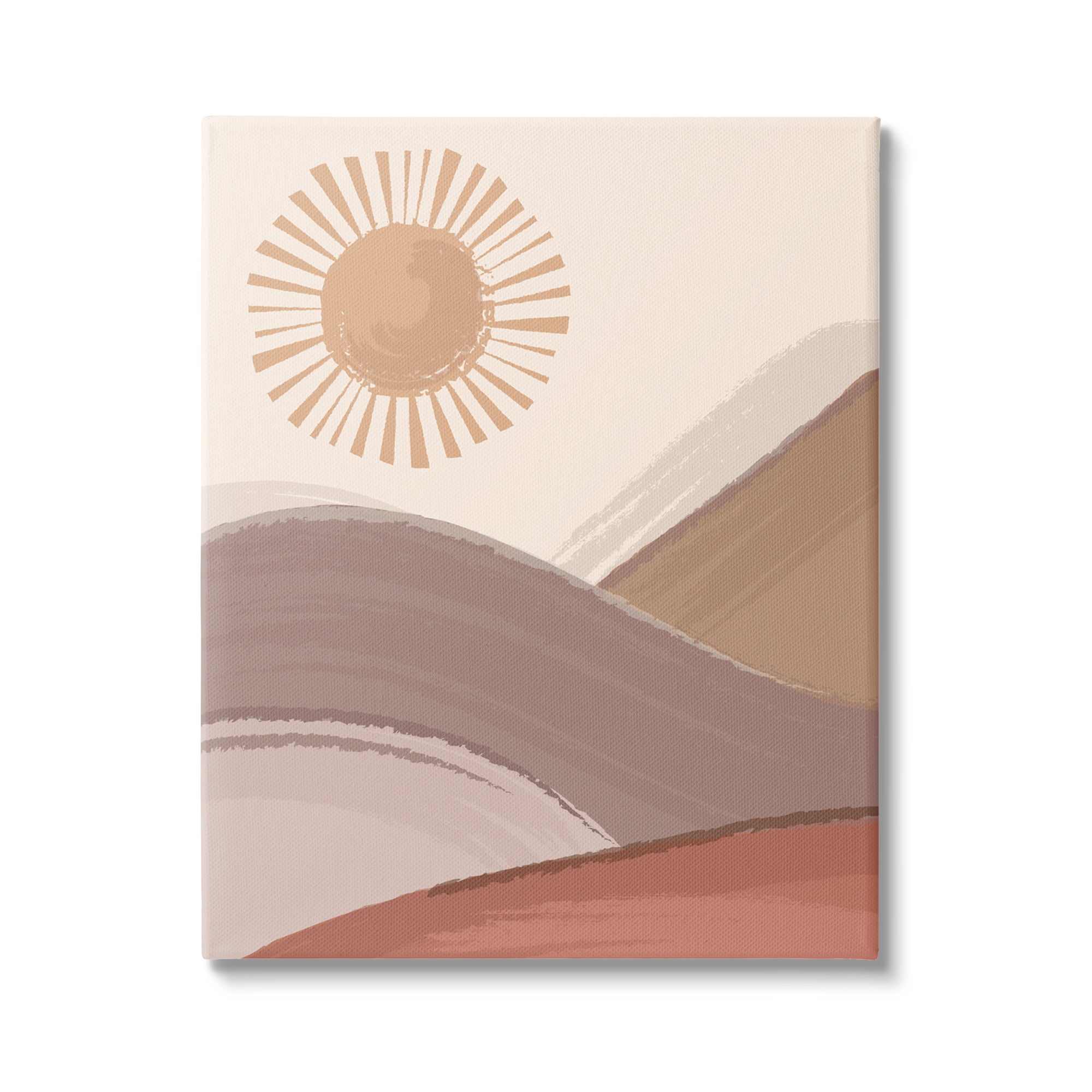 Stupell Industries Sun Rise Sandy Dunes Landscape Bohemian Children's Illustration,16 x 20, Design by Lisa Perry Whitebutton
