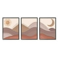 thumbnail image 1 of Stupell Industries Sun and Moon Desert Sand Hills Natural Dunes,16 x 20, Design by Lisa Perry Whitebutton, 1 of 5