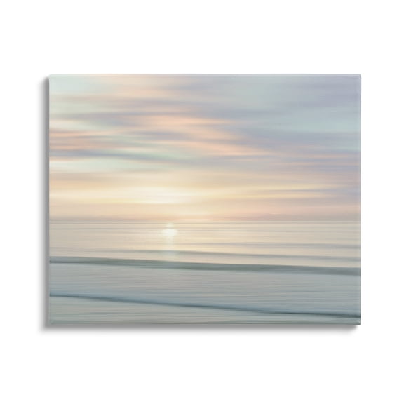 Stupell Industries Sun on Ocean Reflection Nature Photography Gallery Wrapped Canvas Print Wall Art, 30 x 24
