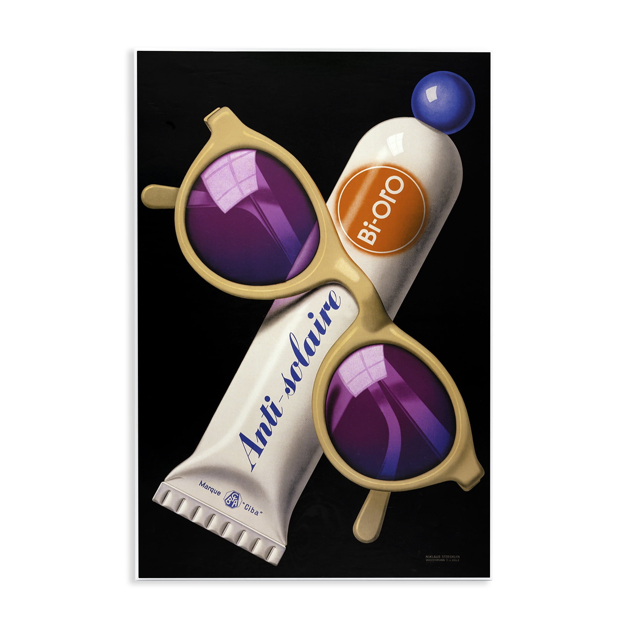 Stupell Industries Sunblock & Sunglasses Wall Plaque Art, design by Print Collection