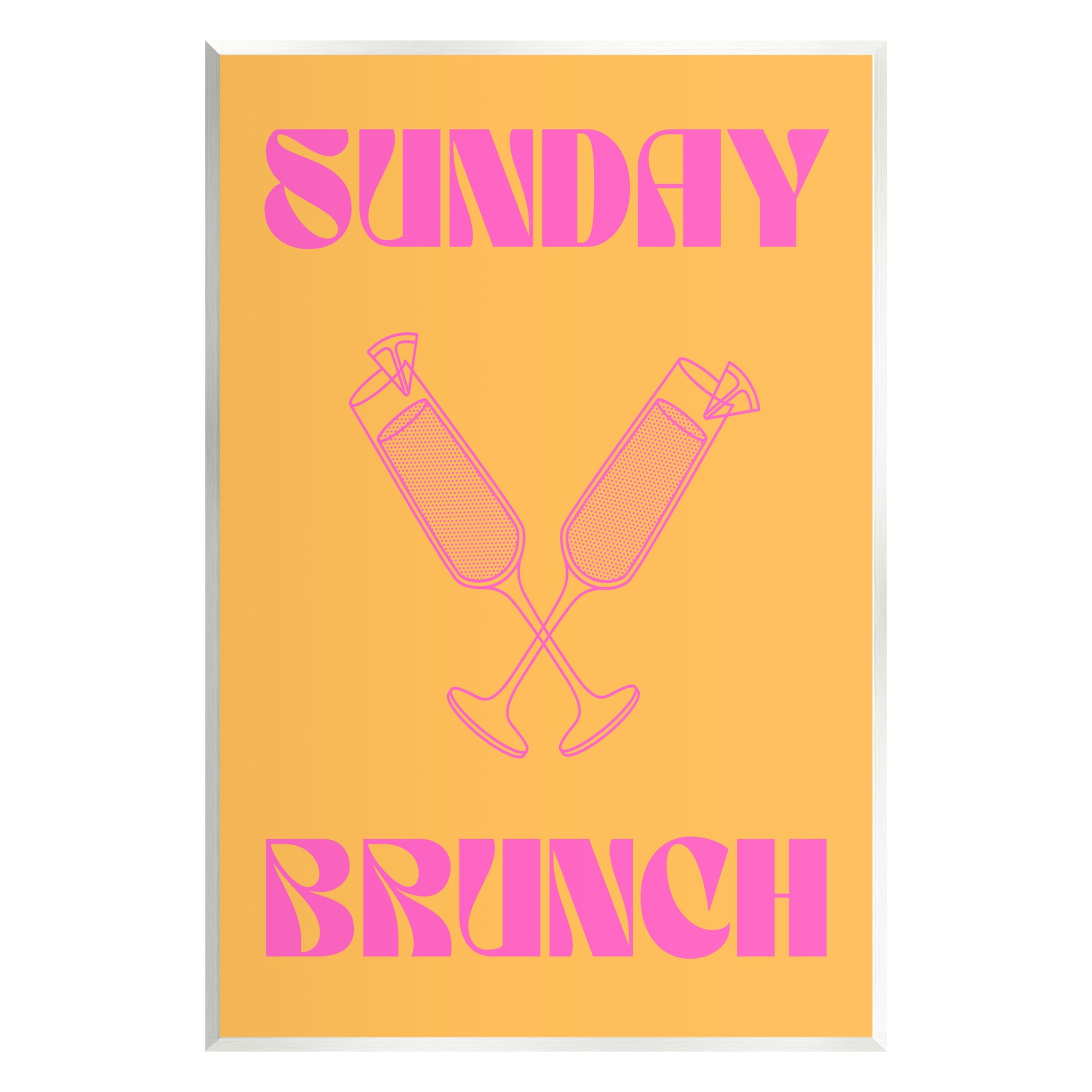 Stupell Industries Sunday Brunch Mimosas Food & Beverage Painting Unframed Art Print Wall Art, 10 x 15