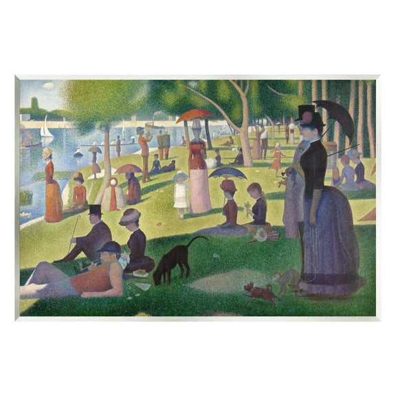 Stupell Industries Sunday on La Grande Jatte Georges Seurat Classic Painting Painting Unframed Art Print Wall Art, Design by one1000paintings