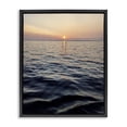 thumbnail image 1 of Stupell Industries Sundown Waters Seascape Black Framed Floater Canvas Wall Art design by Kali Wilson, 31 x 25, 1 of 9
