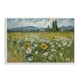 thumbnail image 1 of Stupell Industries Sunflower & Daisy Meadow Landscape & Nature Painting White Framed Art Print Wall Art, 18 x 12, 1 of 2