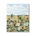thumbnail image 1 of Stupell Industries Sunflower Garden with Butterflies Landscape Painting Gallery Wrapped Canvas Art Print Wall Art, 30 x 40, 1 of 8