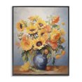 thumbnail image 1 of Stupell Industries Traditional Sunflower Medley Vase Black Framed Giclee Art, 11 x 14, by Ramona Murdock, 1 of 8