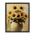 thumbnail image 1 of Stupell Industries French Country Sunflower Pot Still Life Black Floating Frame Canvas Art, 17 x 21, by Franklyn Gregory, 1 of 7
