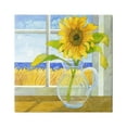 thumbnail image 1 of Stupell Industries Sunflower in Coastal Window Botanical & Floral Painting Gallery Wrapped Canvas Print Wall Art, 36 x 36, 1 of 7