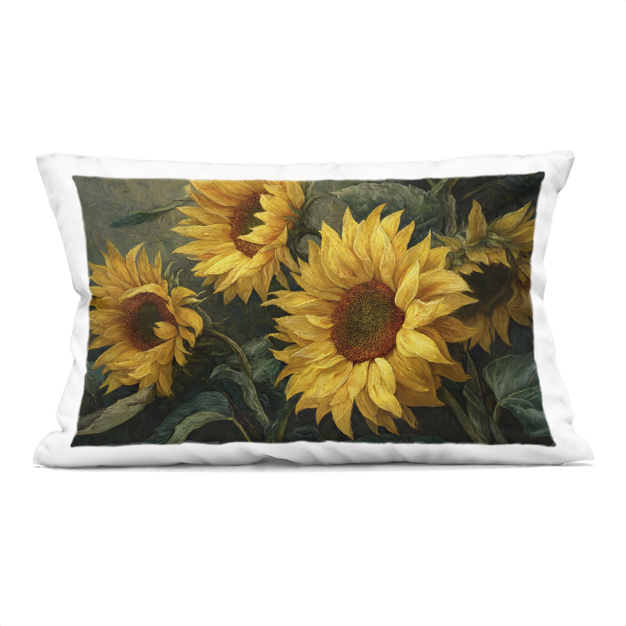 Stupell Industries Sunflowers For The Soul Decorative Printed Throw Pillow, design by Tina LeCour