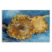 Stupell Industries Traditional Sunflowers Yellow Blue Van Gogh Classical Wall Plaque Art, 19 x 13, by Vincent Van Gogh