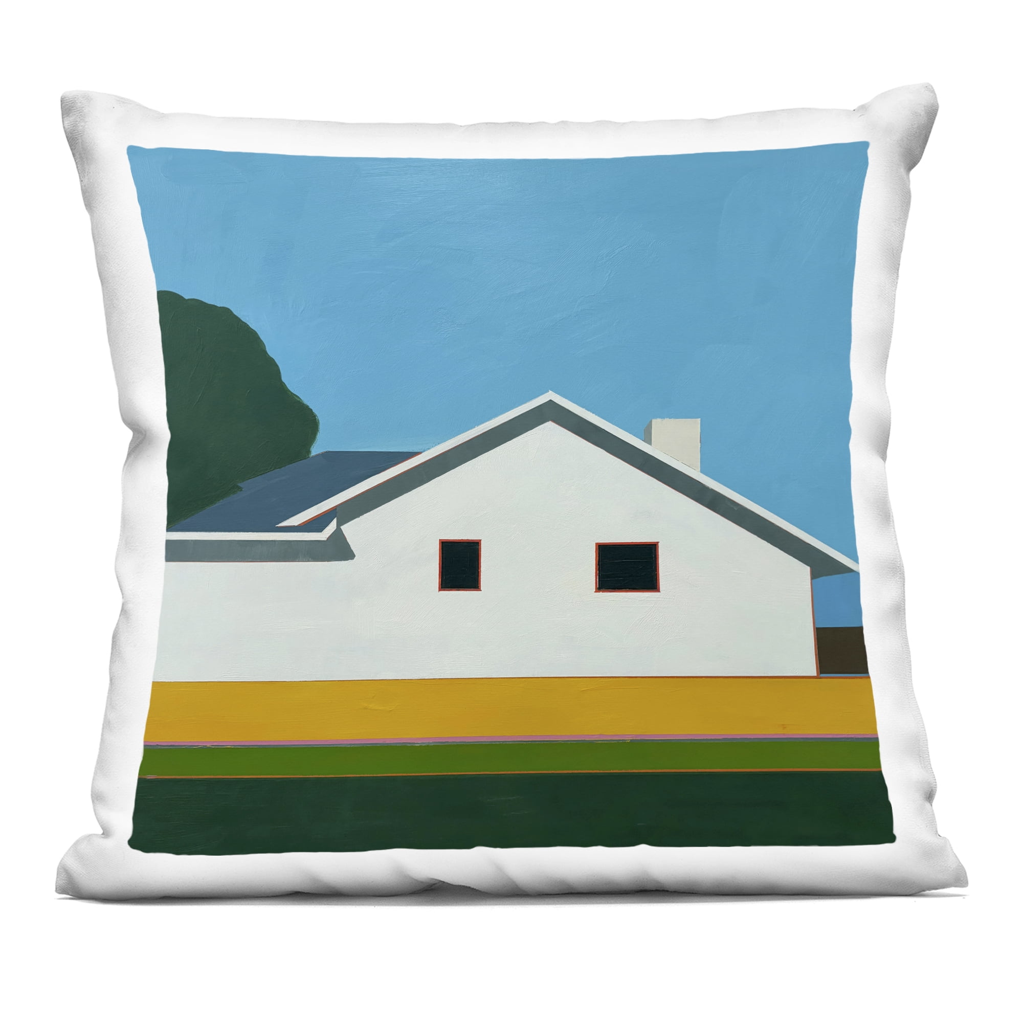 Stupell Industries Sunkissed Suburbia House Decorative Printed Throw Pillow, design by Jan Weiss