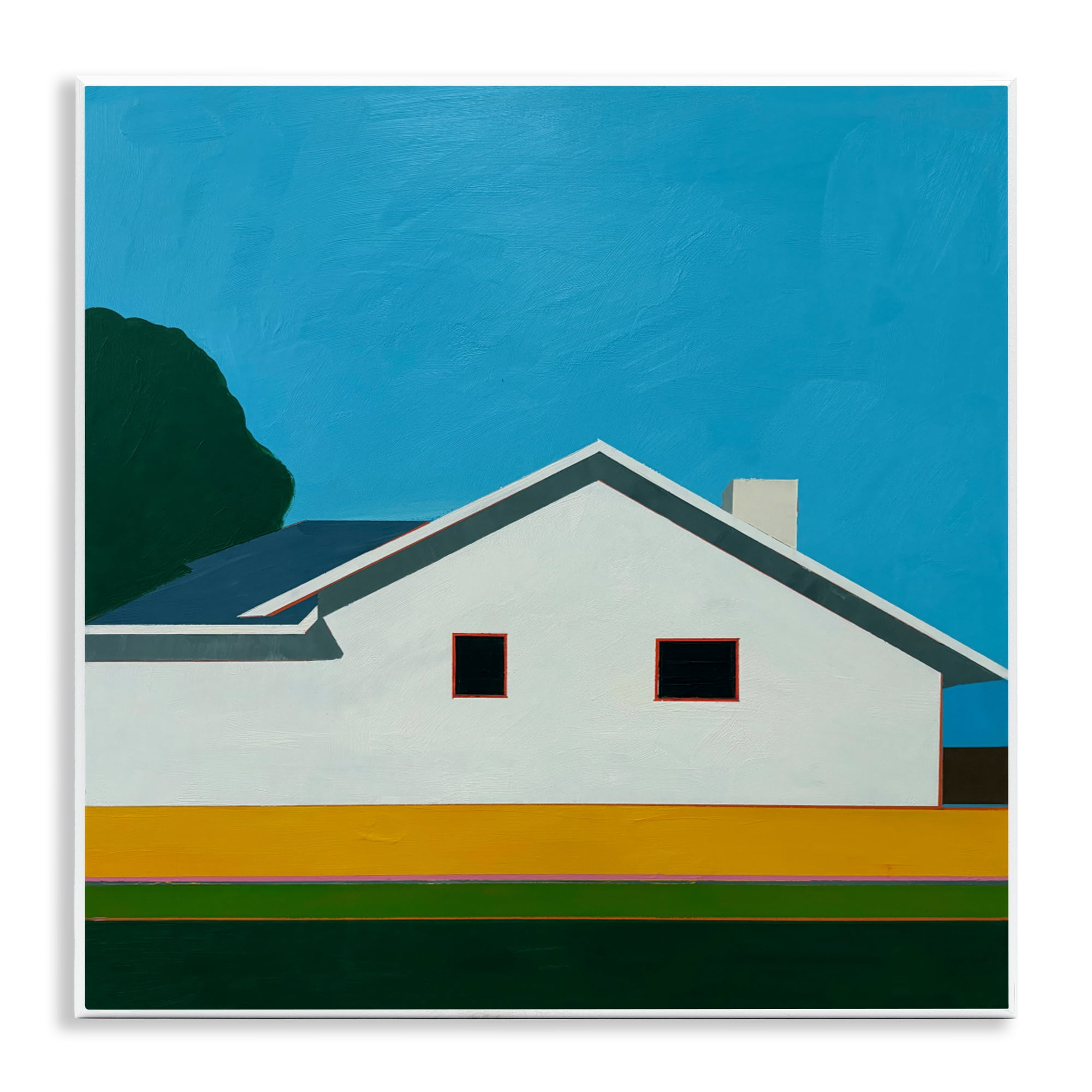 Stupell Industries Sunkissed Suburbia House Wall Plaque Art, design by Jan Weiss