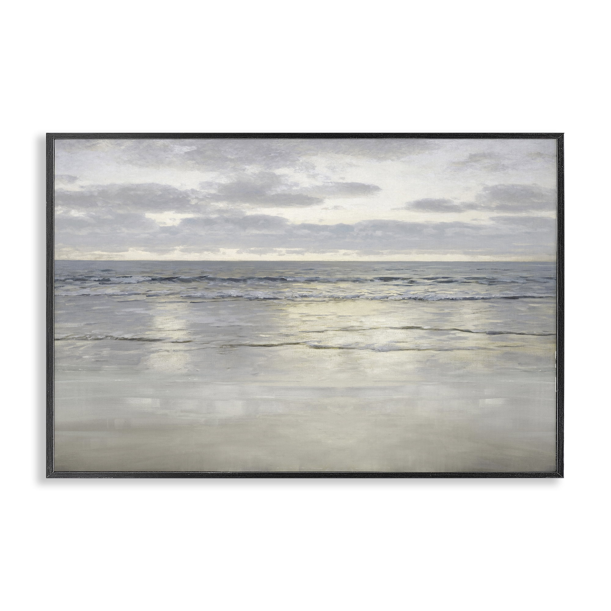 Stupell Industries Sunlight On The Sea Black Framed Giclee Art, design by Christy McKee